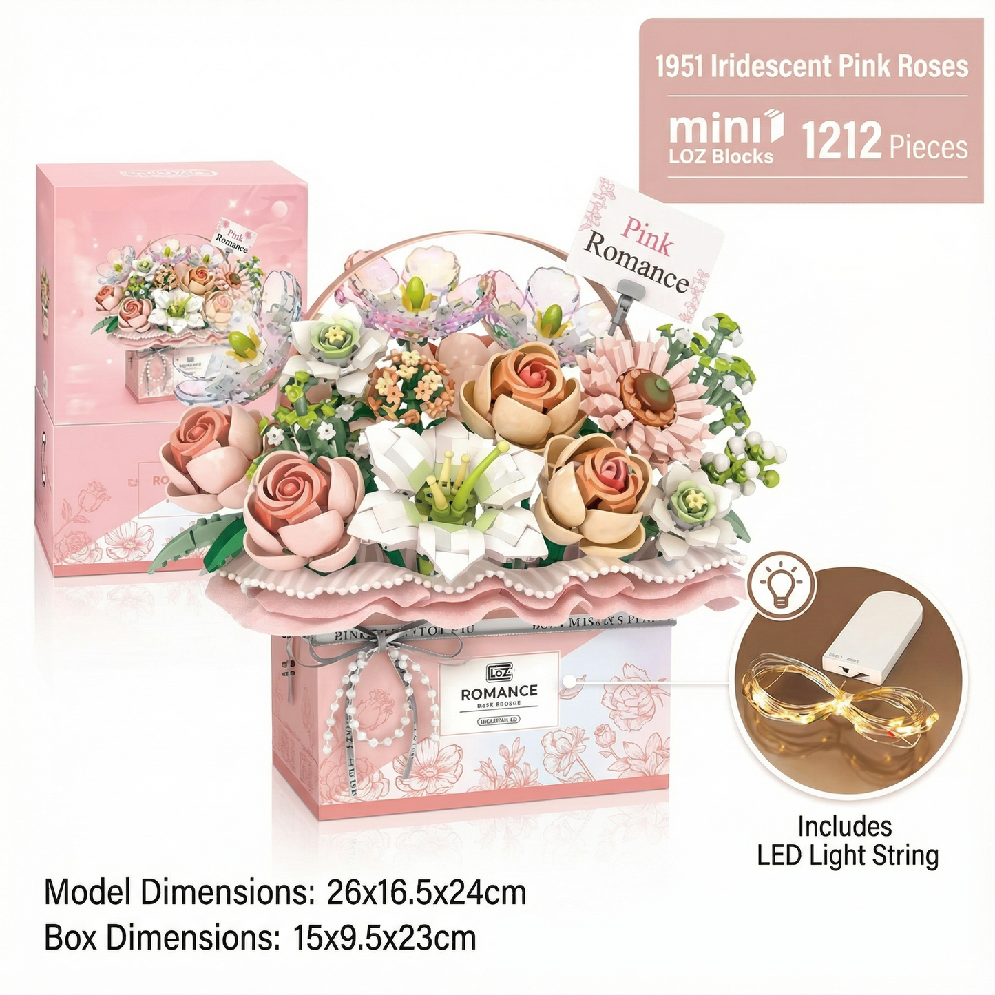 Forever Blooms Rose Building Set