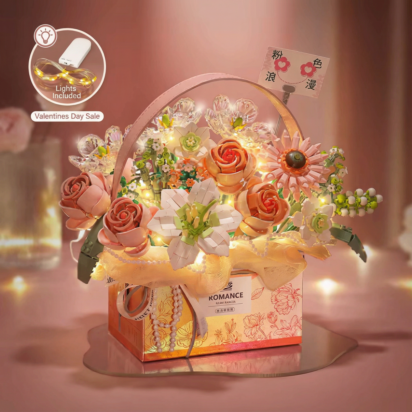 Forever Blooms Rose Building Set