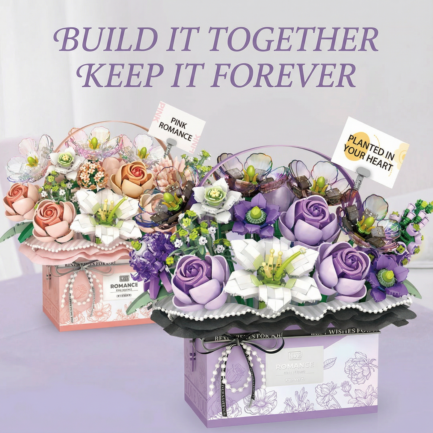 Forever Blooms Rose Building Set