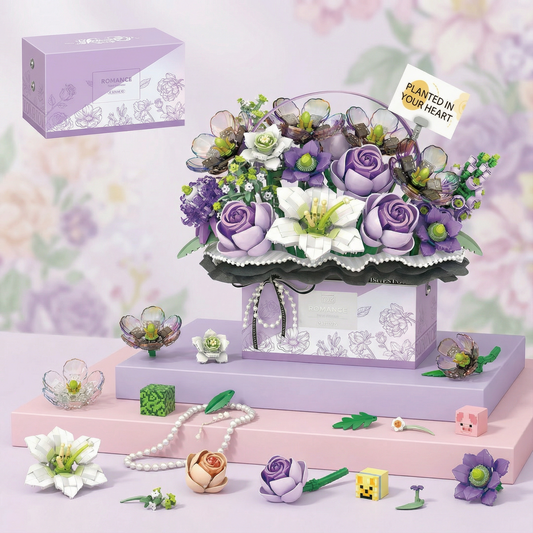 Forever Blooms Rose Building Set